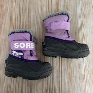 Sorel Kids' Purple Snow Boots Size 7